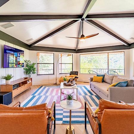 Secluded Mtn Top Family Haven W/Views Spa & Arcade Three Rivers Luaran gambar