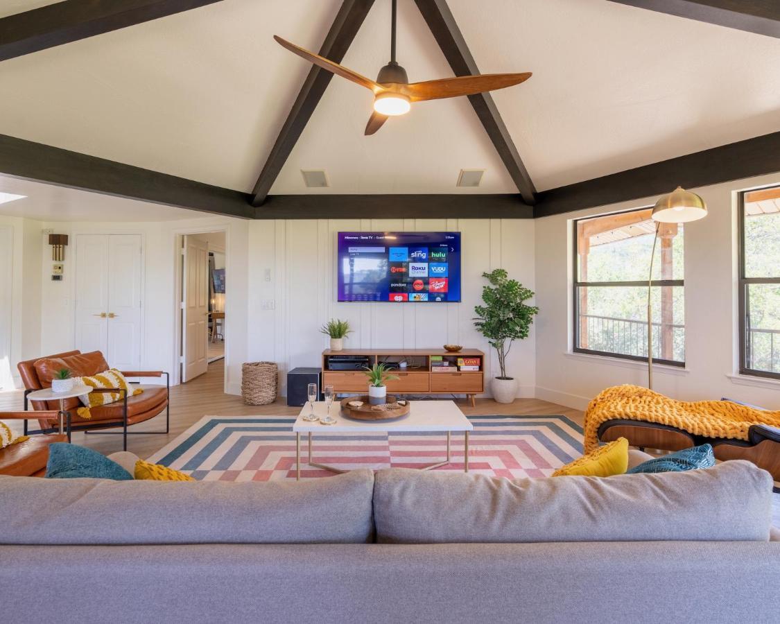 Secluded Mtn Top Family Haven W/Views Spa & Arcade Three Rivers Luaran gambar