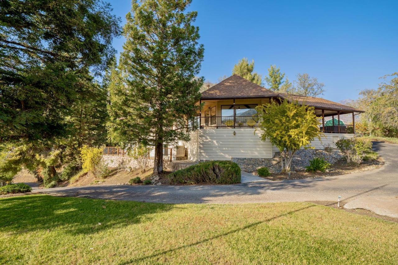 Secluded Mtn Top Family Haven W/Views Spa & Arcade Three Rivers Luaran gambar