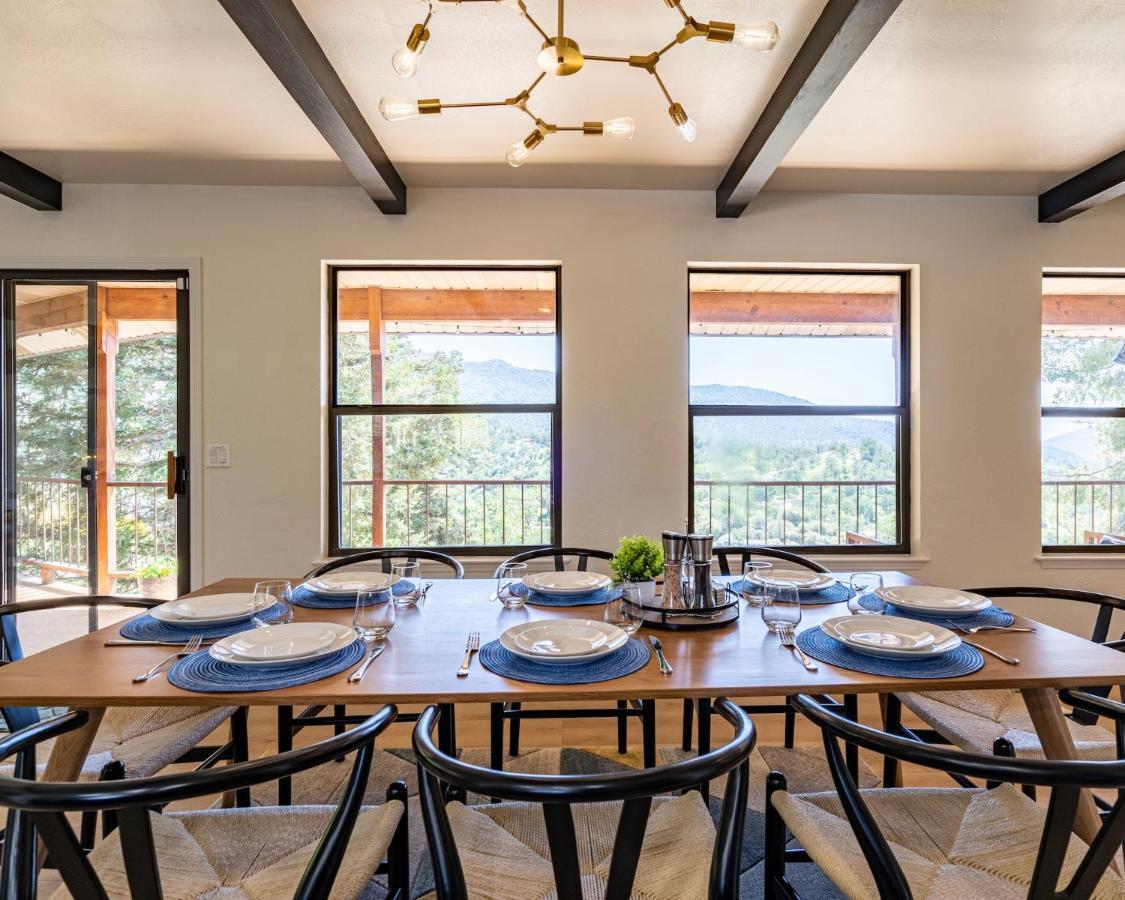 Secluded Mtn Top Family Haven W/Views Spa & Arcade Three Rivers Luaran gambar
