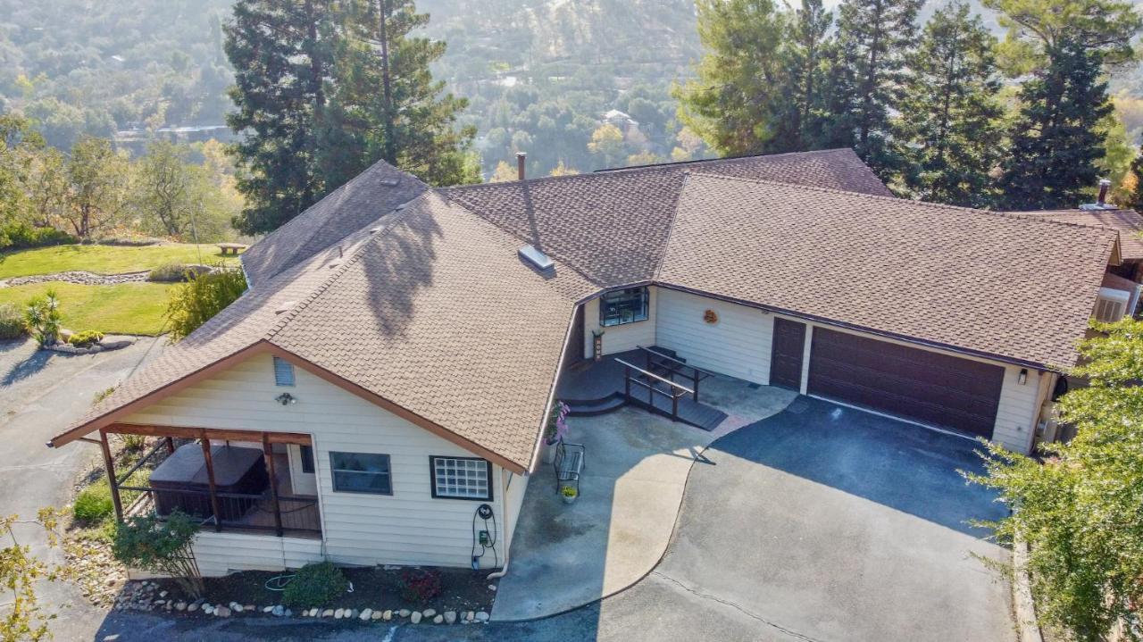 Secluded Mtn Top Family Haven W/Views Spa & Arcade Three Rivers Luaran gambar
