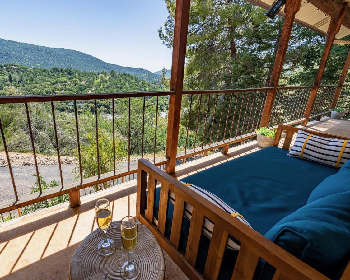 Secluded Mtn Top Family Haven W/Views Spa & Arcade Three Rivers Luaran gambar
