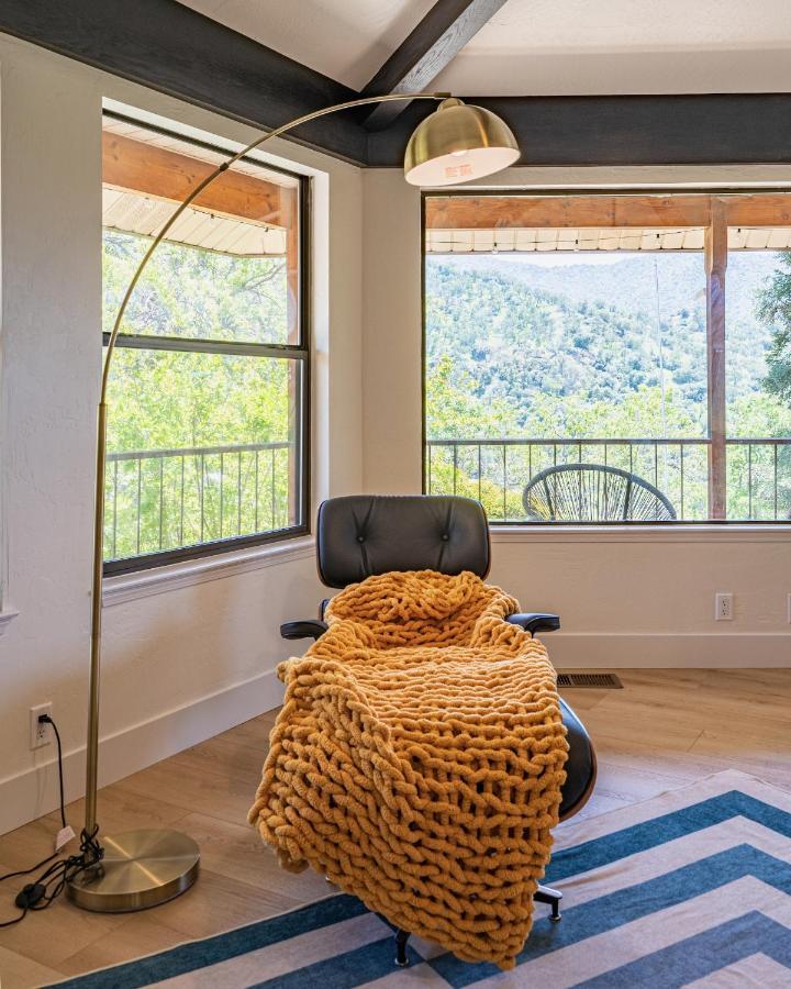 Secluded Mtn Top Family Haven W/Views Spa & Arcade Three Rivers Luaran gambar